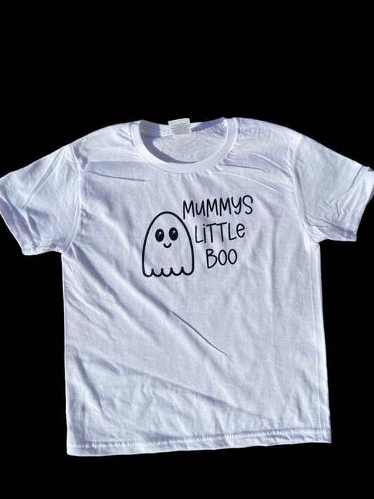 Mummy's Little Boo Kids' Tee - Halloween Charm for Your Little Ghost!