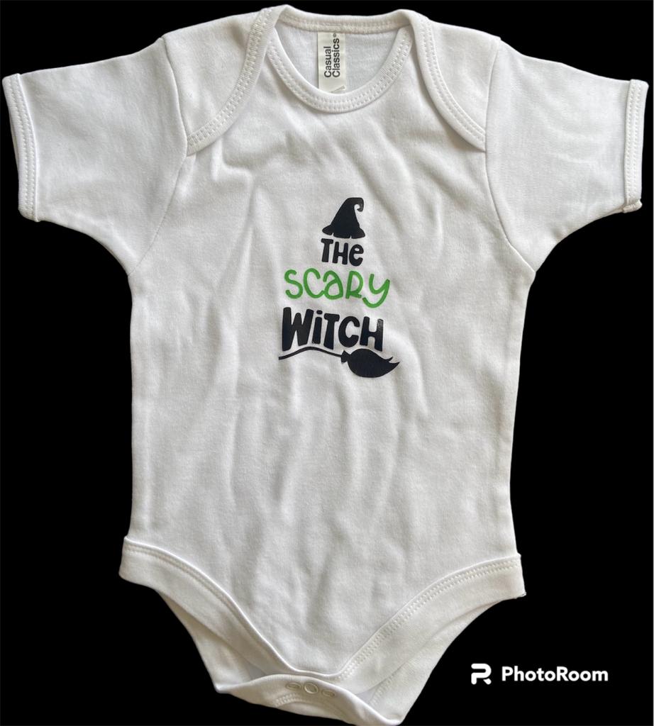 The Scary Witch Baby Grow! - Adorable Halloween Cuteness!